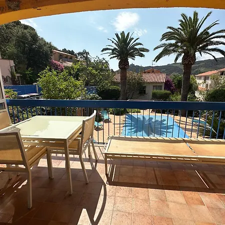 Avec Grande Terrasse, Piscine Chauffee Et Parking, A 700m Des Plages De - Fr-1-309-402 Apartment Collioure